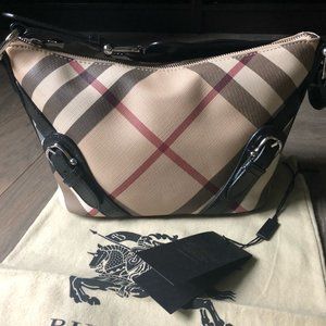 Burberry Nova Check Coated Canvas